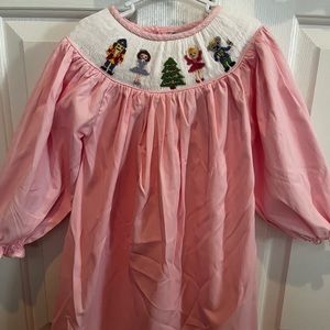 Smocked Nutcracker Longsleeve dress, 3T